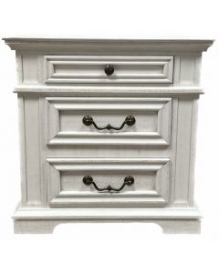 FROSTED WHITE FREEDOM NIGHTSTAND