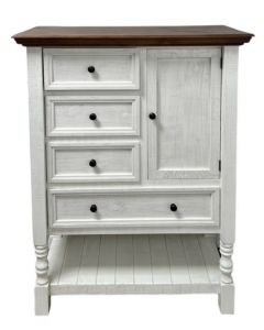 MOUNTIAN LAKE CHEST IN FROSTED WHITE/MDR 10