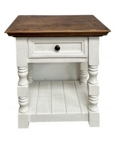 MOUNTAIN LAKE NIGHTSTAND IN FROSTED WHITE/MDR10
