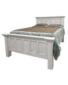 SMALL WHITE COLISEO QUEEN BED