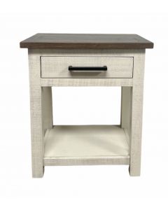 MODERN FAMRHOUSE END TABLE IN FW/M 10