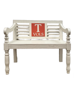 FROSTED WHITE CUSTOMIZED BENCH