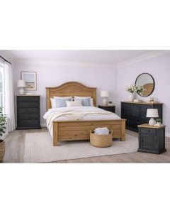RANCH BEDROOM COLLECTION W/ ECONO CASE GOODS 