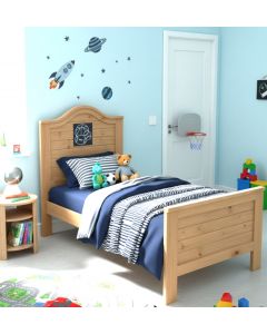 CUSTOM BOARD RANCH TWIN BED