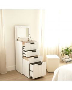 MDR VANITY *BUILT IN BENCH & MIRROR*