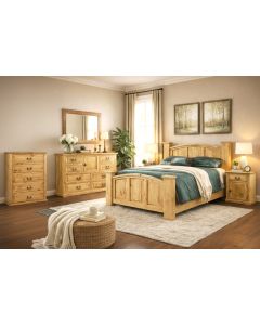 MANSION BEDROOM COLLECTION W/ ECONO CASE GOODS 