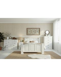 MANSION BEDROOM COLLECTION W/ ECONO CASE GOODS 