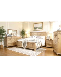 PANEL BEDROOM COLLECTION W/ DRIFT CASE GOODS 