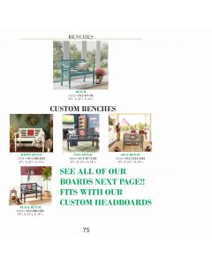 CUSTOM BENCHES