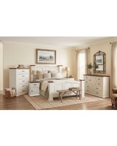 MANSION BEDROOM COLLECTION W/ ECONO CASE GOODS 