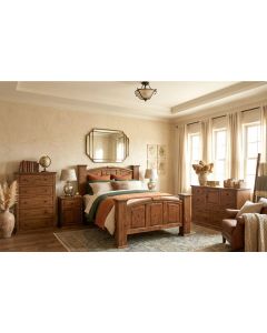 MANSION BEDROOM COLLECTION W/ ECONO CASE GOODS
