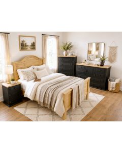 RANCH BEDROOM COLLECTION W/ ECONO CASE GOODS 
