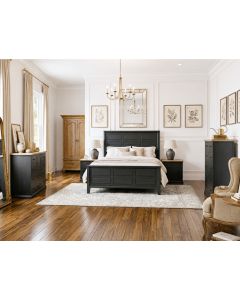 PANEL BEDROOM COLLECTION W/ ECONO CASE GOODS 