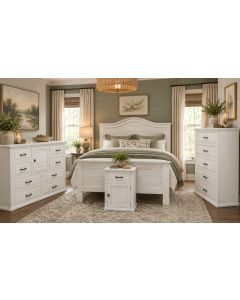 RANCH BEDROOM COLLECTION W/ ECONO CASE GOODS