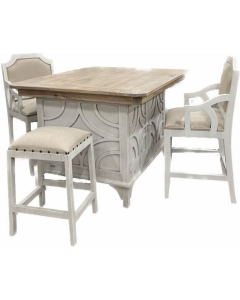 SOUTHGATE CARVED PUB TABLE 