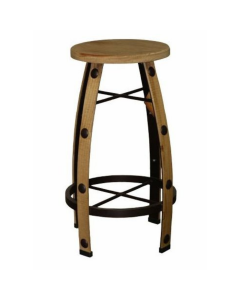 IRON & WOOD BARSTOOL