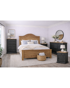 RANCH BEDROOM COLLECTION W/ ECONO CASE GOODS 