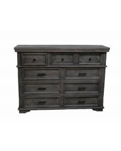 SAM DRESSER IN DISTRESSED GRAY - ALSO AVAILABLE IN LATTE