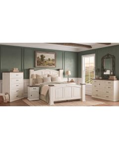 MANSION BEDROOM COLLECTION W/ ECONO CASE GOODS 