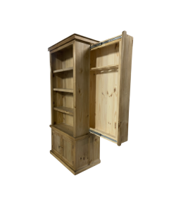 GUN STORAGE BOOKCASE