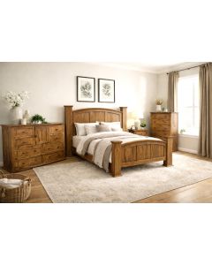 MANSION BEDROOM COLLECTION W/ ECONO CASE GOODS