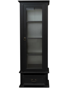 GUN CURIO WITH MIRRORED BACK