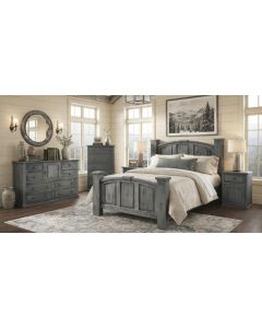 MANSION BEDROOM COLLECTION W/ ECONO CASE GOODS 
