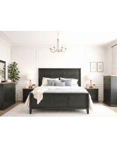 PANEL BEDROOM COLLECTION W/ ECONO CASE GOODS 