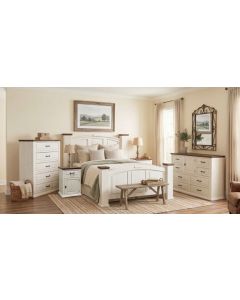MANSION BEDROOM COLLECTION W/ ECONO CASE GOODS 