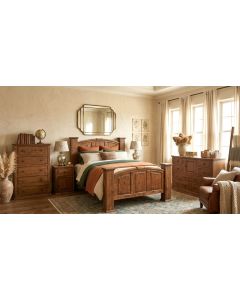 MANSION BEDROOM COLLECTION W/ ECONO CASE GOODS