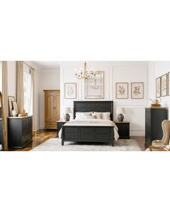 PANEL BEDROOM COLLECTION W/ ECONO CASE GOODS 
