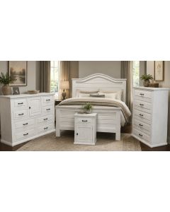 RANCH BEDROOM COLLECTION W/ ECONO CASE GOODS