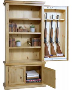 GUN STORAGE BOOKCASE