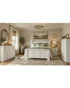 MANSION BEDROOM COLLECTION W/ ECONO CASE GOODS 
