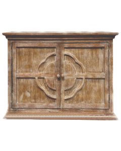 CABERNET WOOD DOOR FLOWER CONSOLE