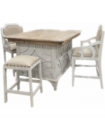 SOUTHGATE CARVED PUB TABLE 