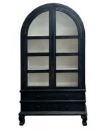 ROUND TOP CABINET WITH 2 DRAWERS
